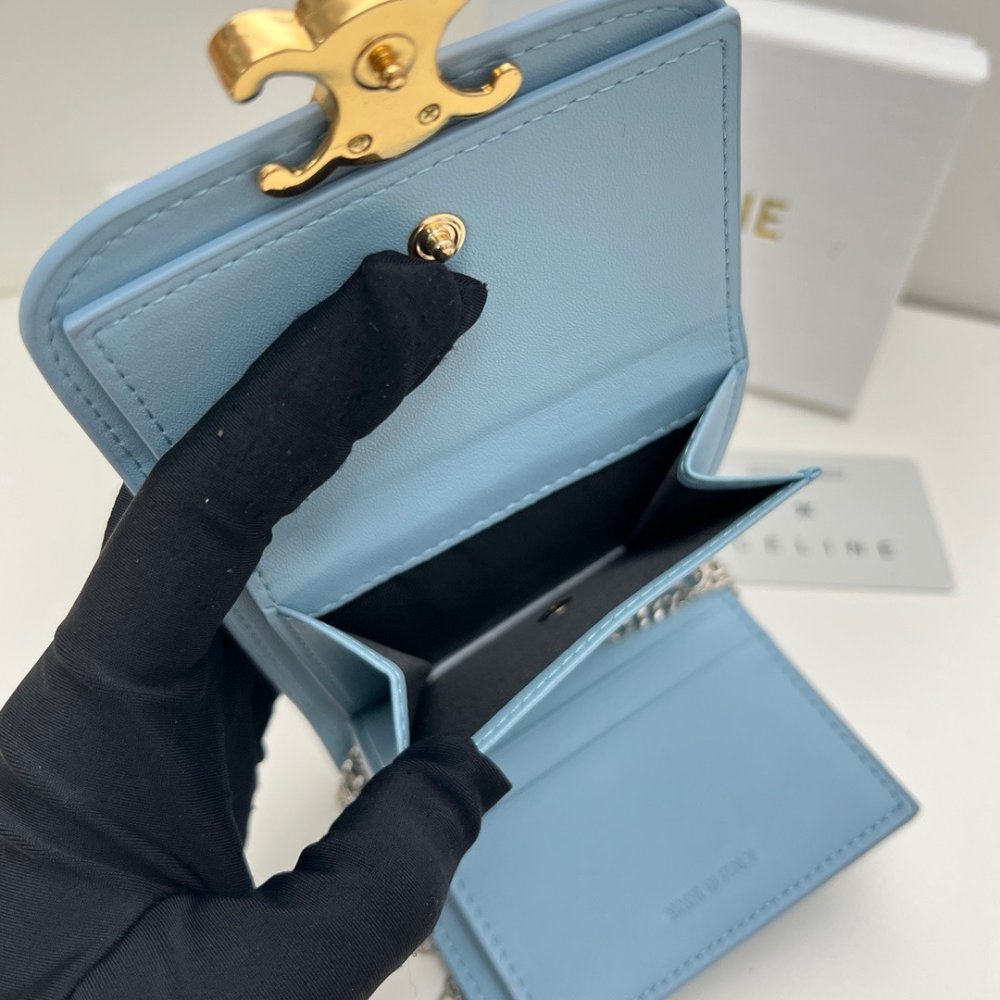 Мини сумка кошелек на цепочке фото 7