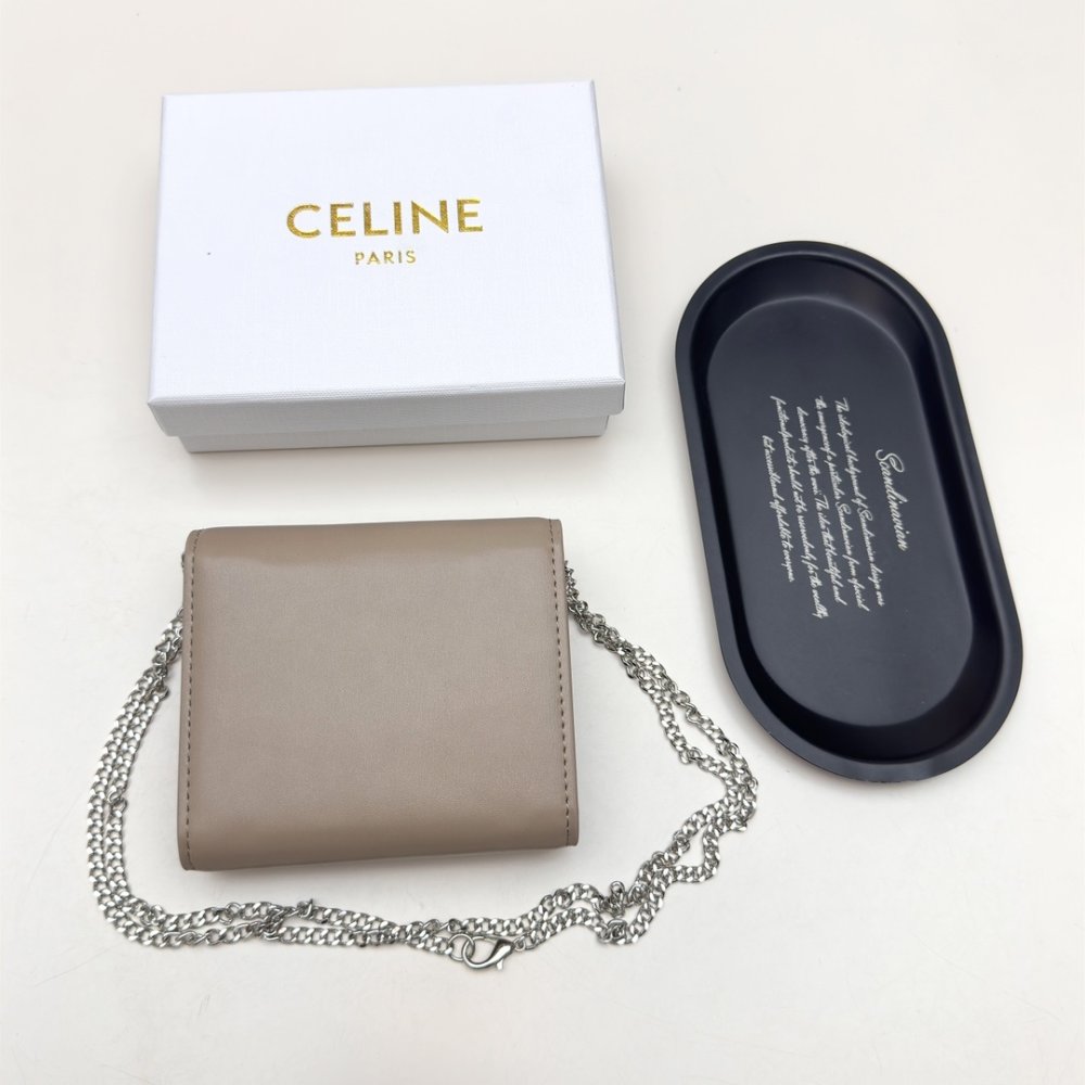 Мини сумка кошелек на цепочке фото 8