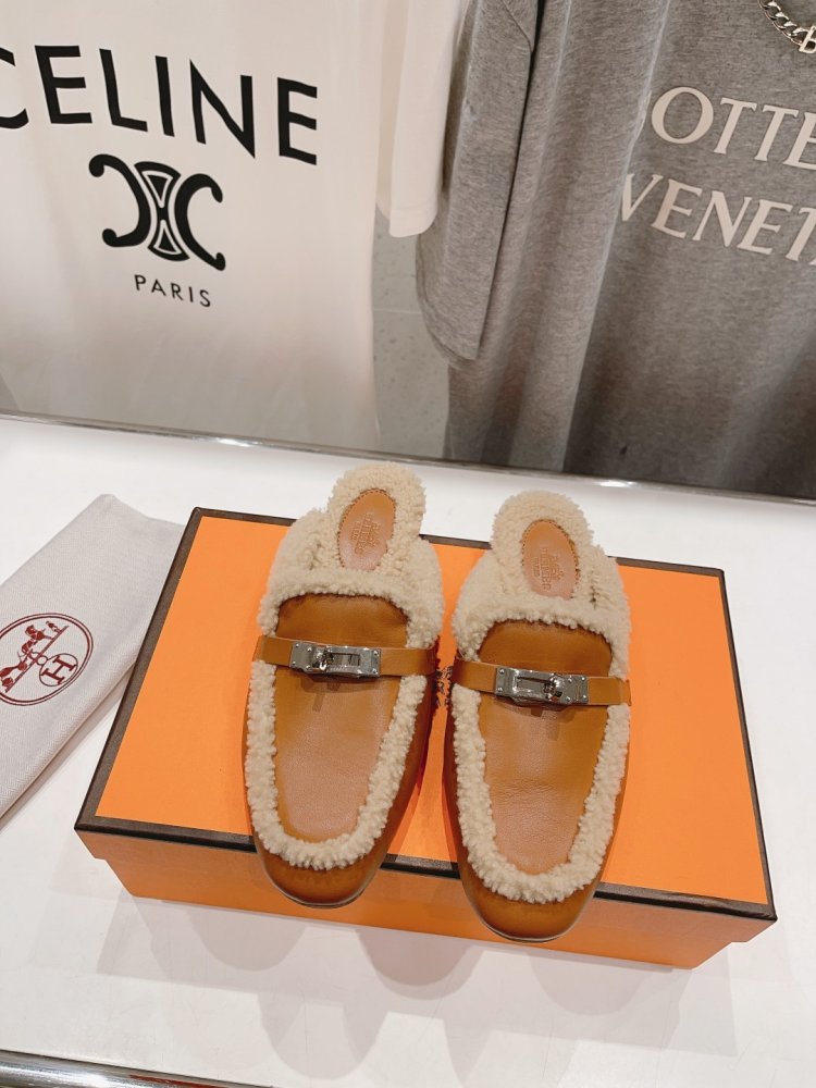 Мюли Kelly on fur women's