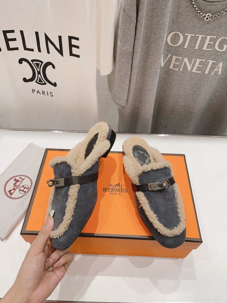 Мюли Kelly on fur women's фото 2