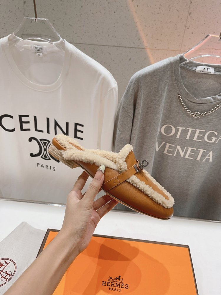 Мюли Kelly on fur women's фото 3