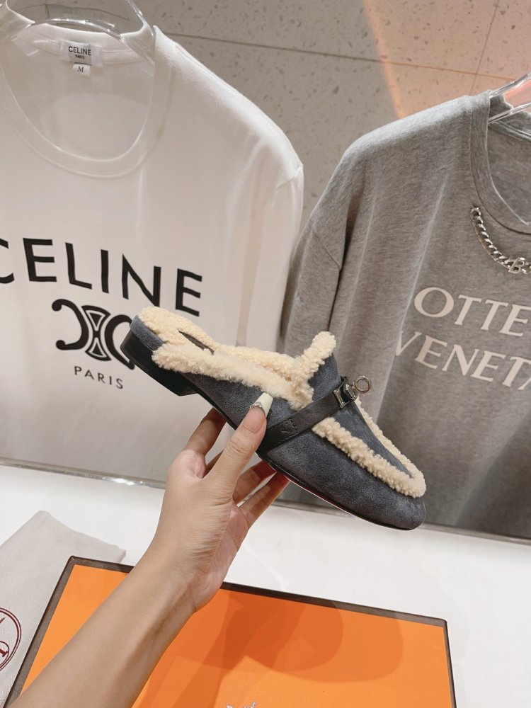 Мюли Kelly on fur women's фото 3