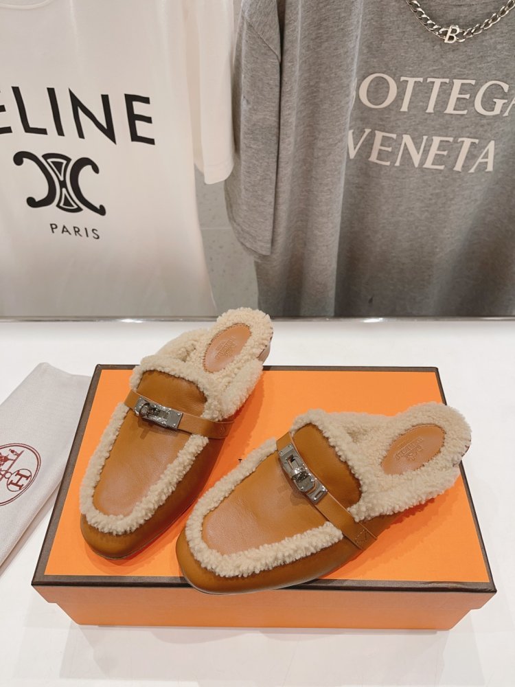 Мюли Kelly on fur women's фото 4