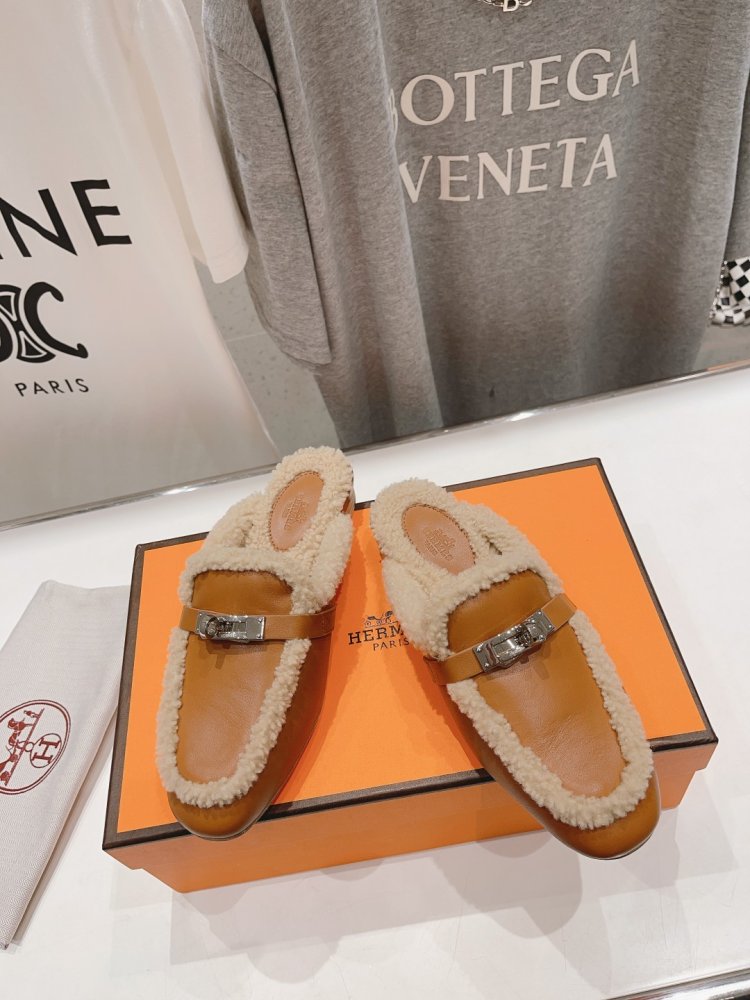 Мюли Kelly on fur women's фото 6