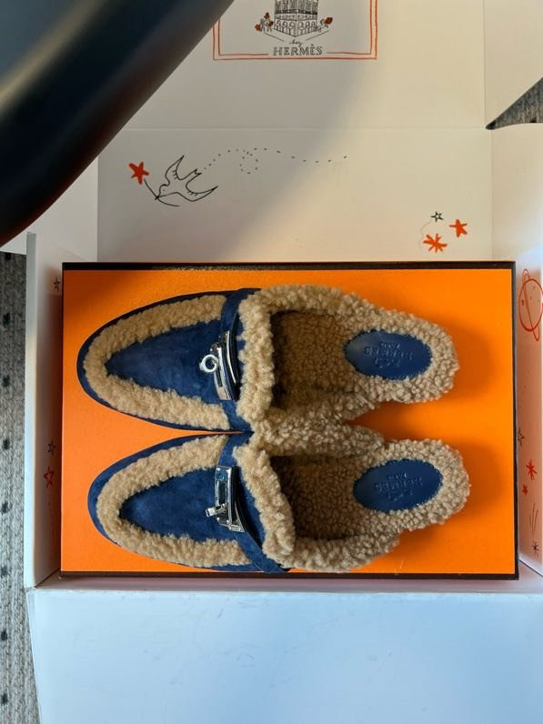 Мюли шкіряні жіночі на хутрі фото 4