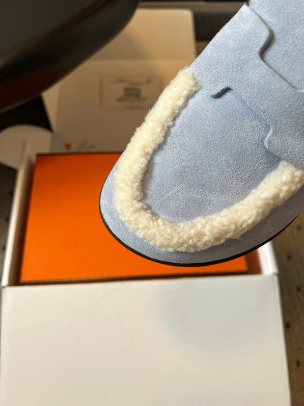 Мюли шкіряні жіночі на хутрі фото 7