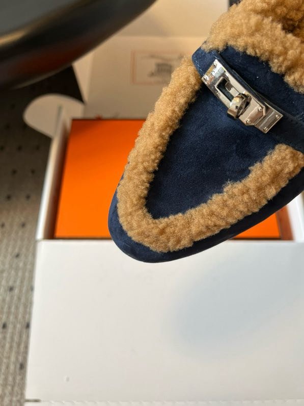 Мюли шкіряні жіночі на хутрі фото 7