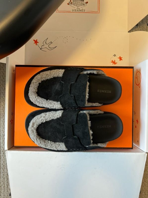 Мюли шкіряні жіночі на хутрі фото 8