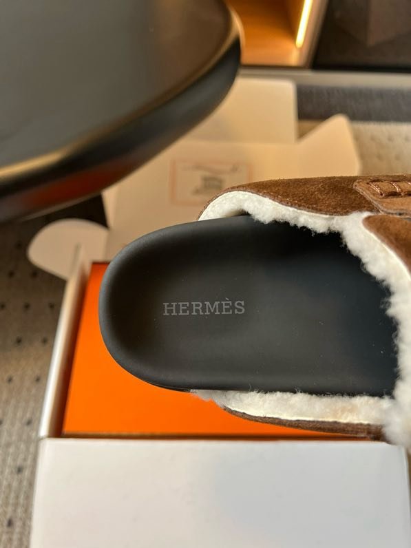 Мюли шкіряні жіночі на хутрі фото 8