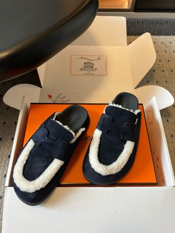 Мюли шкіряні жіночі на хутрі фото 8