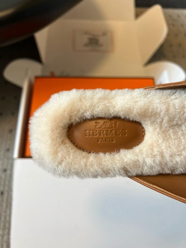 Мюли шкіряні жіночі на хутрі фото 8