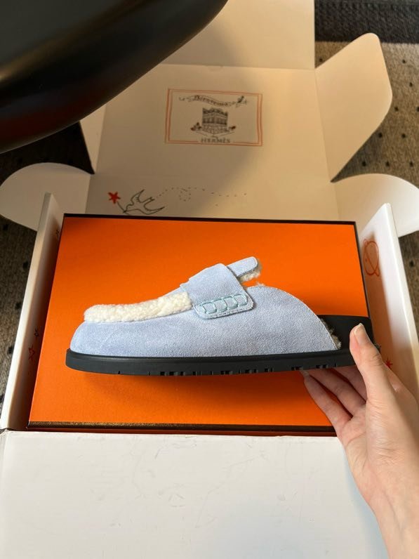 Мюли шкіряні жіночі на хутрі фото 9