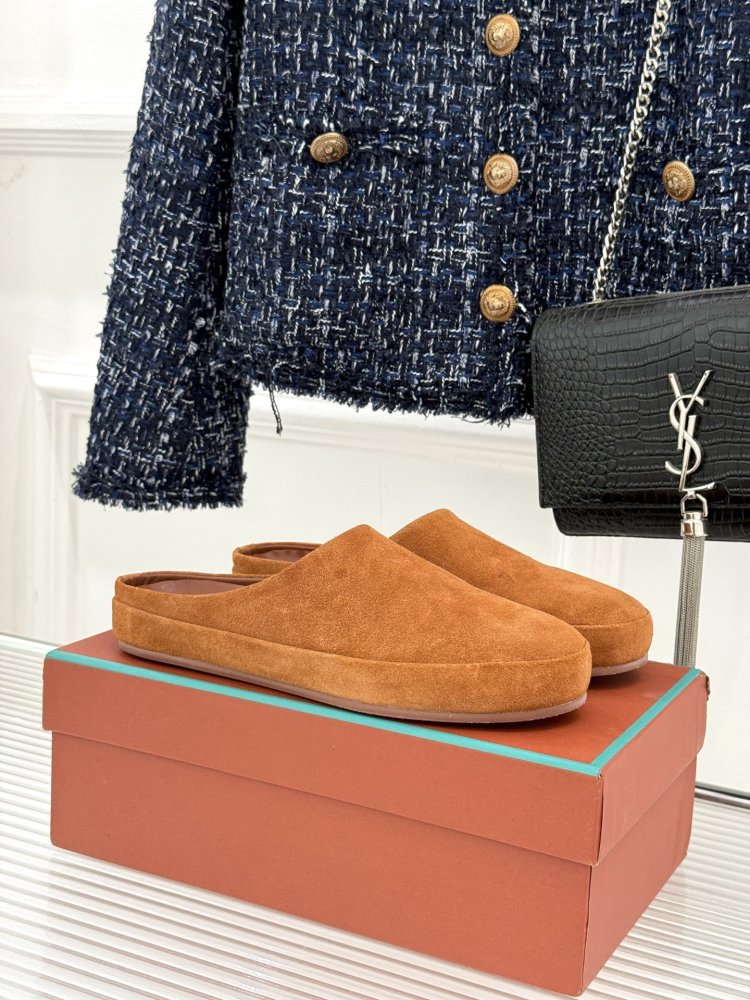 Мюли кожаные женские