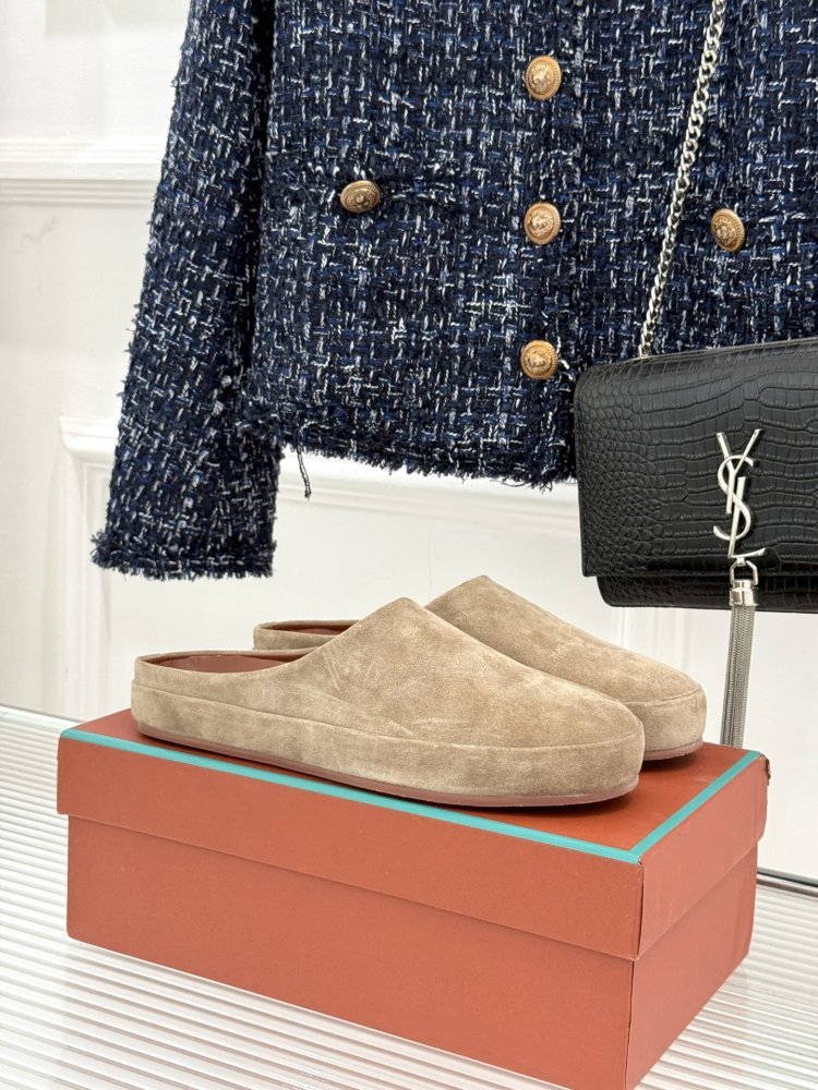 Мюли кожаные женские