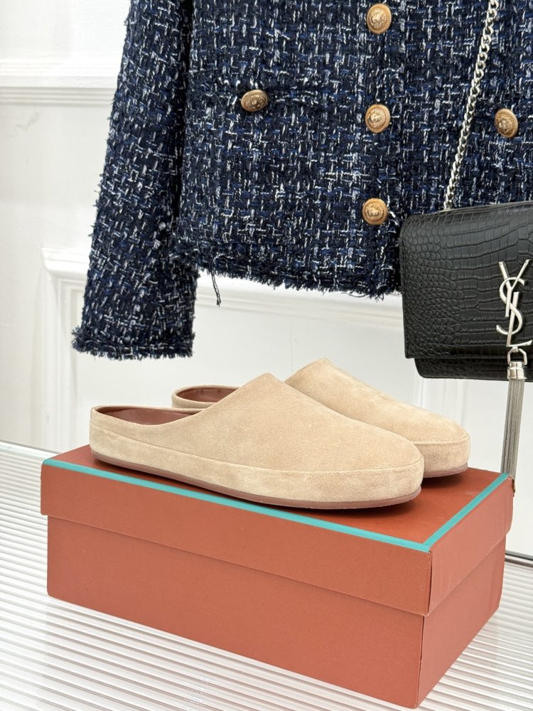 Мюли кожаные женские