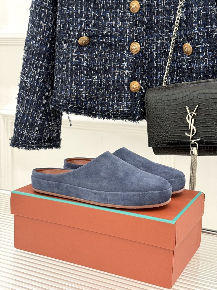 Мюли кожаные женские