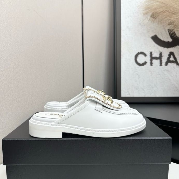 Мюли кожаные женские