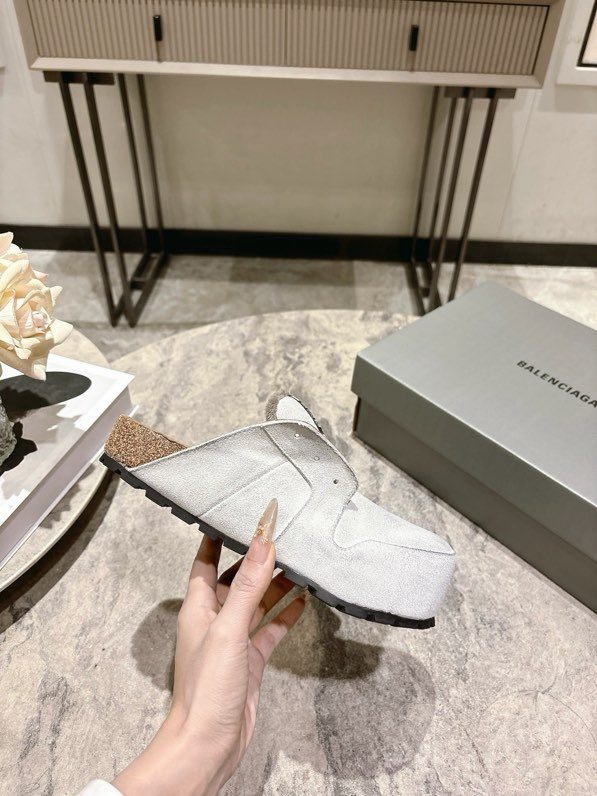 Мюли кожаные женские фото 7