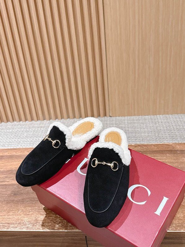 Мюли кожаный Horsebit Mule на меху