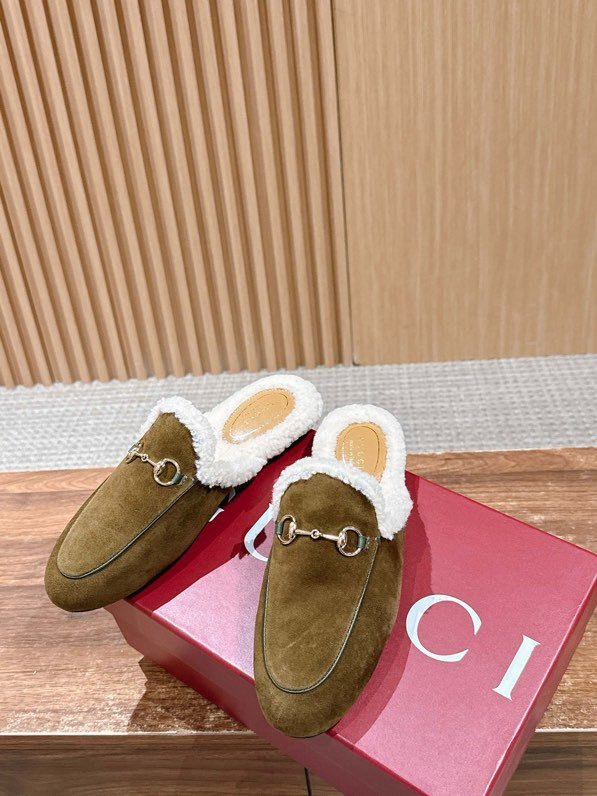 Мюли кожаный Horsebit Mule на меху