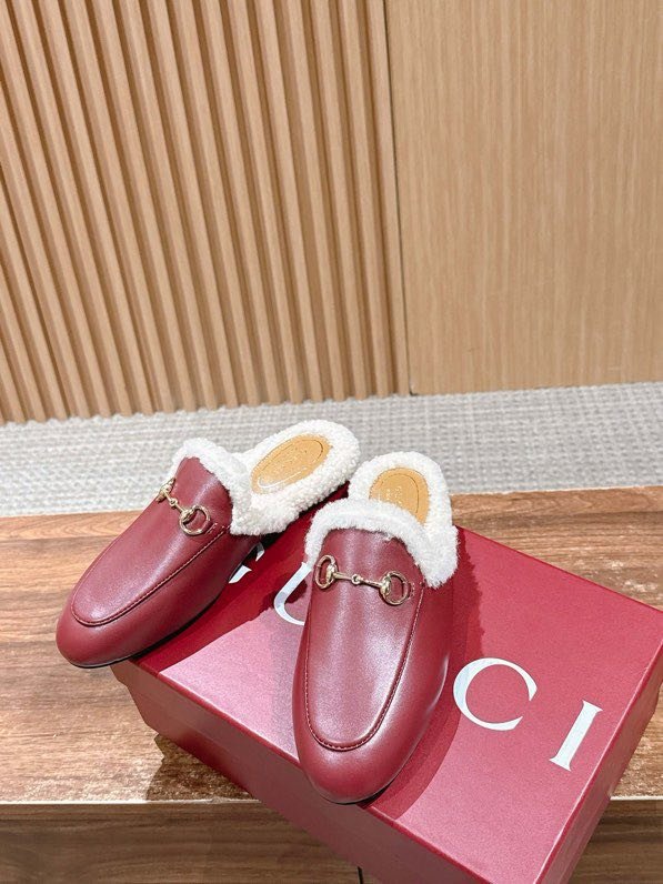 Мюли кожаный Horsebit Mule на меху