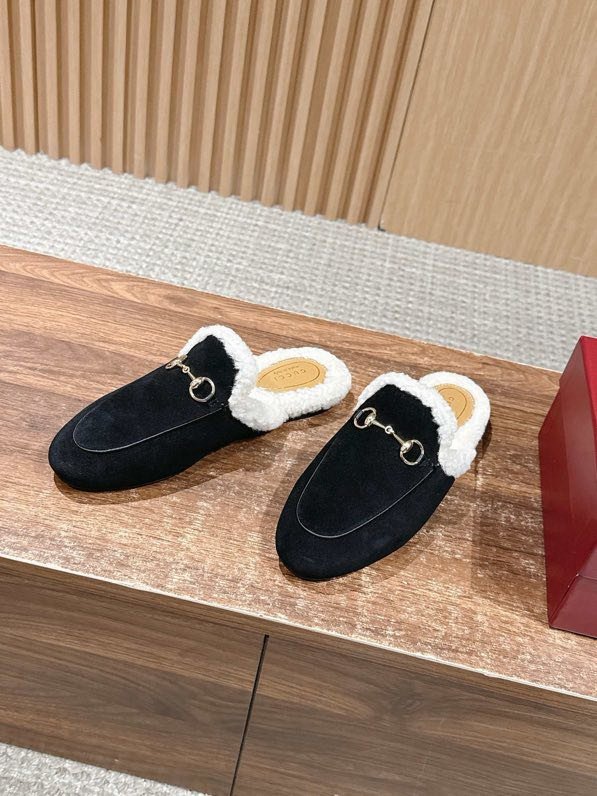 Мюли кожаный Horsebit Mule на меху фото 2