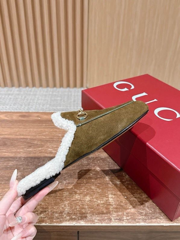 Мюли кожаный Horsebit Mule на меху фото 2