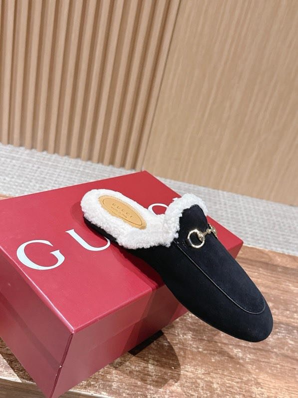 Мюли кожаный Horsebit Mule на меху фото 3