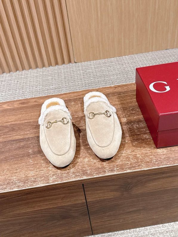 Мюли кожаный Horsebit Mule на меху фото 3