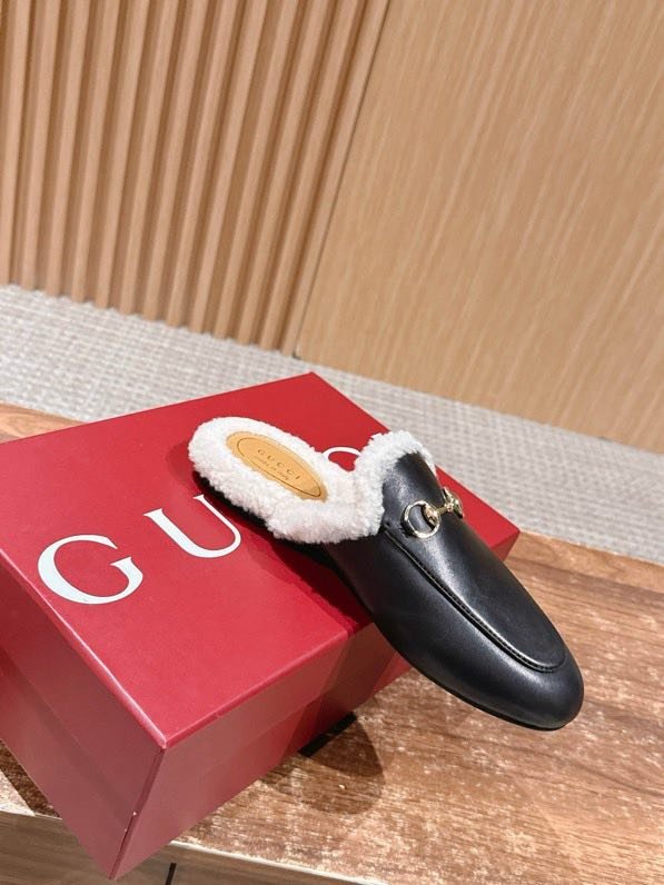 Мюли кожаный Horsebit Mule на меху фото 3