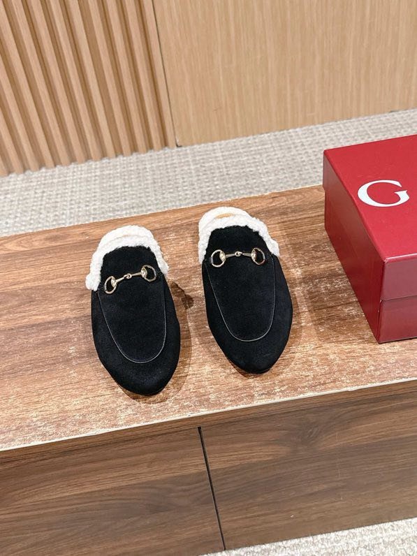 Мюли кожаный Horsebit Mule на меху фото 4