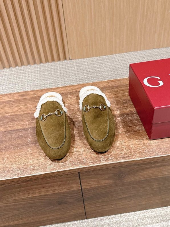 Мюли кожаный Horsebit Mule на меху фото 4