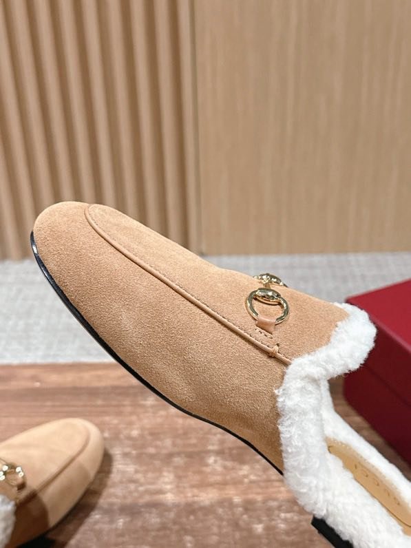 Мюли кожаный Horsebit Mule на меху фото 4