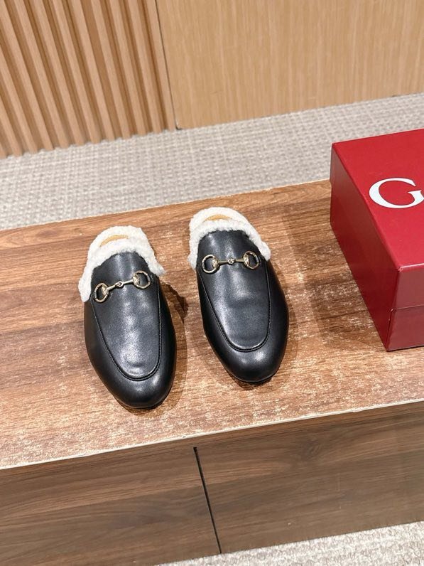 Мюли кожаный Horsebit Mule на меху фото 4