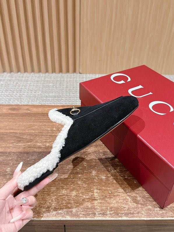 Мюли кожаный Horsebit Mule на меху фото 5