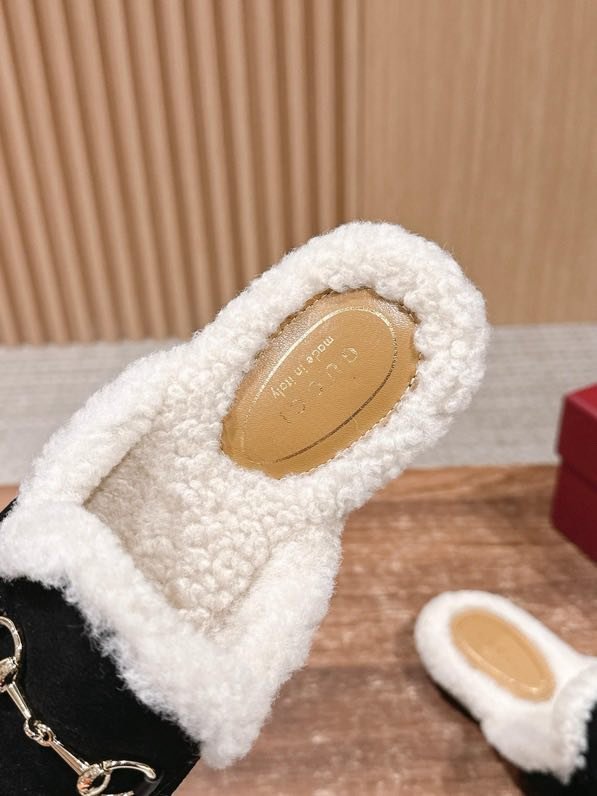 Мюли кожаный Horsebit Mule на меху фото 6