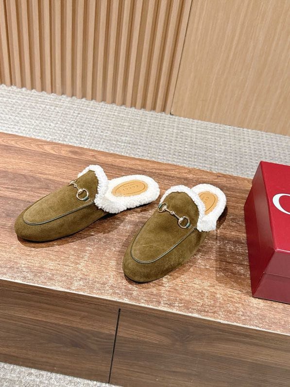 Мюли кожаный Horsebit Mule на меху фото 6