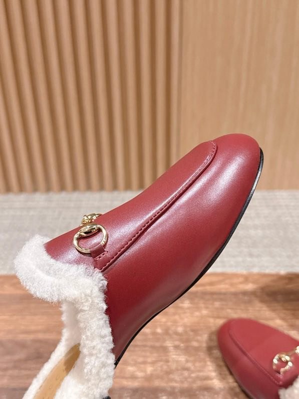 Мюли кожаный Horsebit Mule на меху фото 6