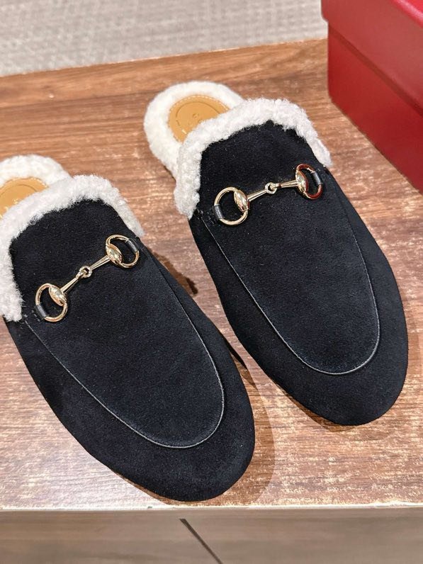 Мюли кожаный Horsebit Mule на меху фото 7