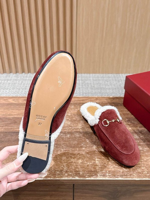 Мюли кожаный Horsebit Mule на меху фото 7