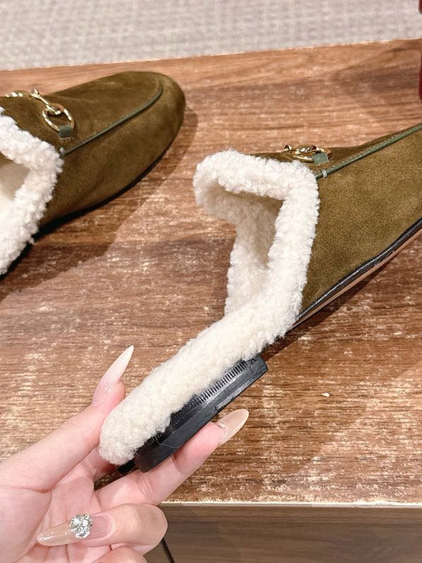 Мюли кожаный Horsebit Mule на меху фото 7