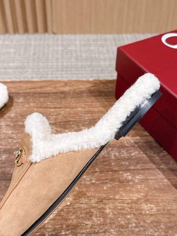 Мюли кожаный Horsebit Mule на меху фото 7