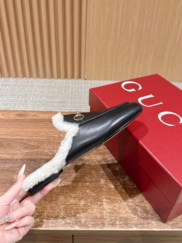 Мюли кожаный Horsebit Mule на меху фото 7