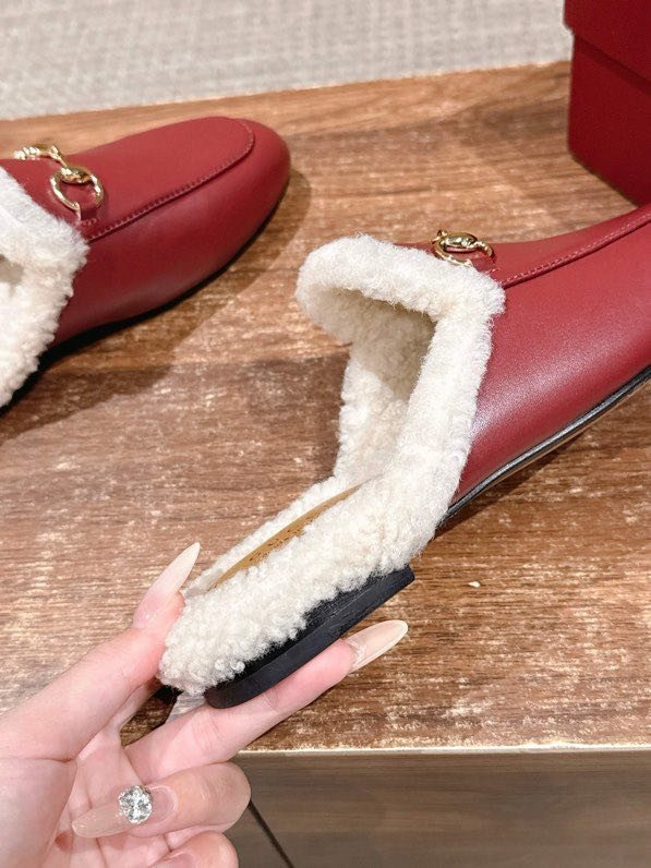 Мюли кожаный Horsebit Mule на меху фото 7