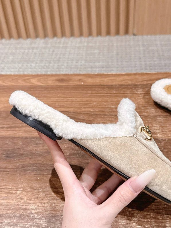 Мюли кожаный Horsebit Mule на меху фото 8