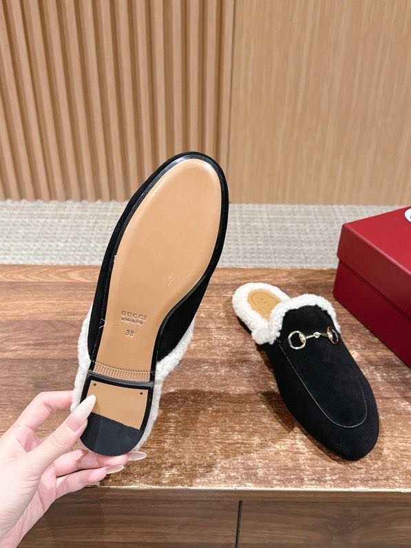 Мюли кожаный Horsebit Mule на меху фото 9