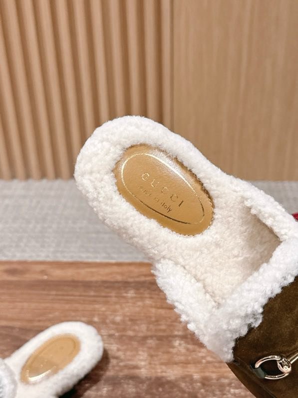 Мюли кожаный Horsebit Mule на меху фото 9