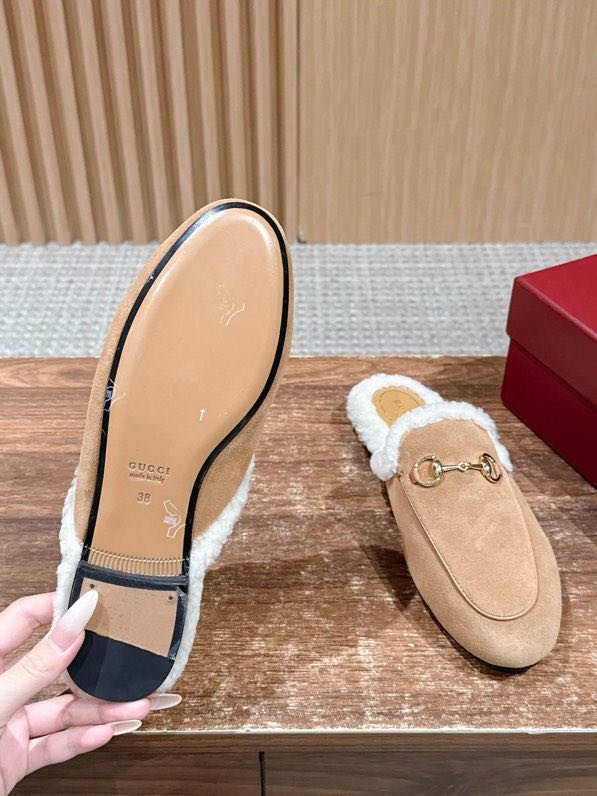 Мюли кожаный Horsebit Mule на меху фото 9