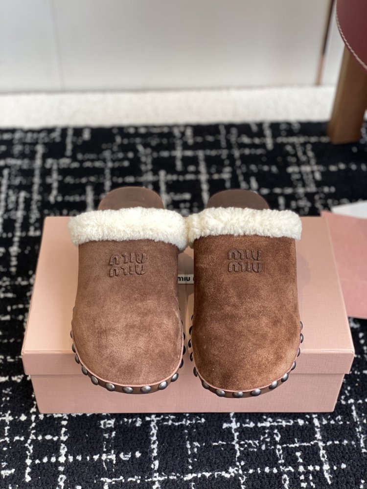 Мюли хутряні жіночі