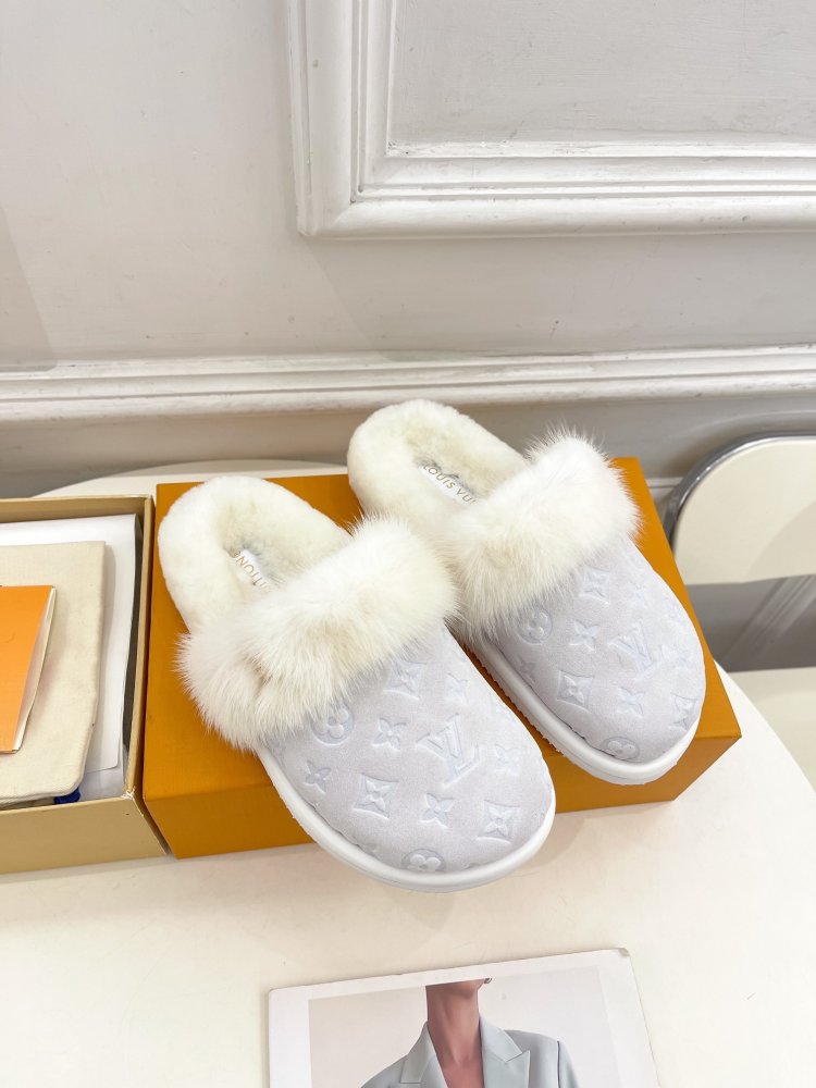 Мюли меховые женские фото 2